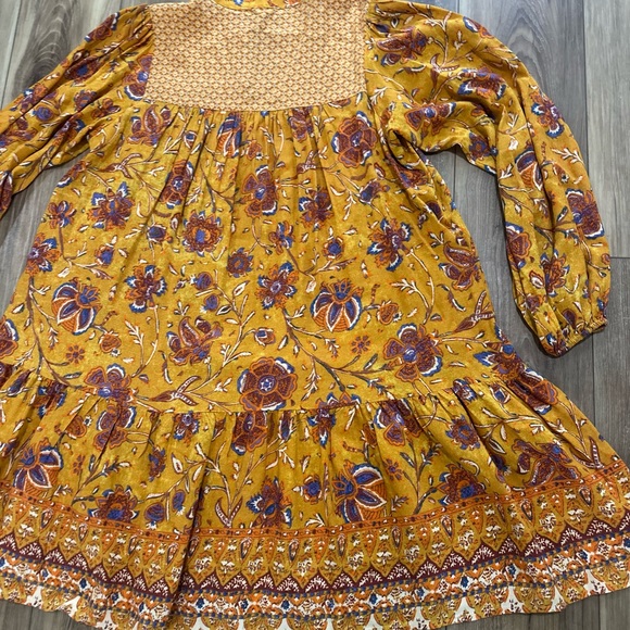 Farmers Market womens mix print bohemian dress size small NWT - Picture 6 of 6